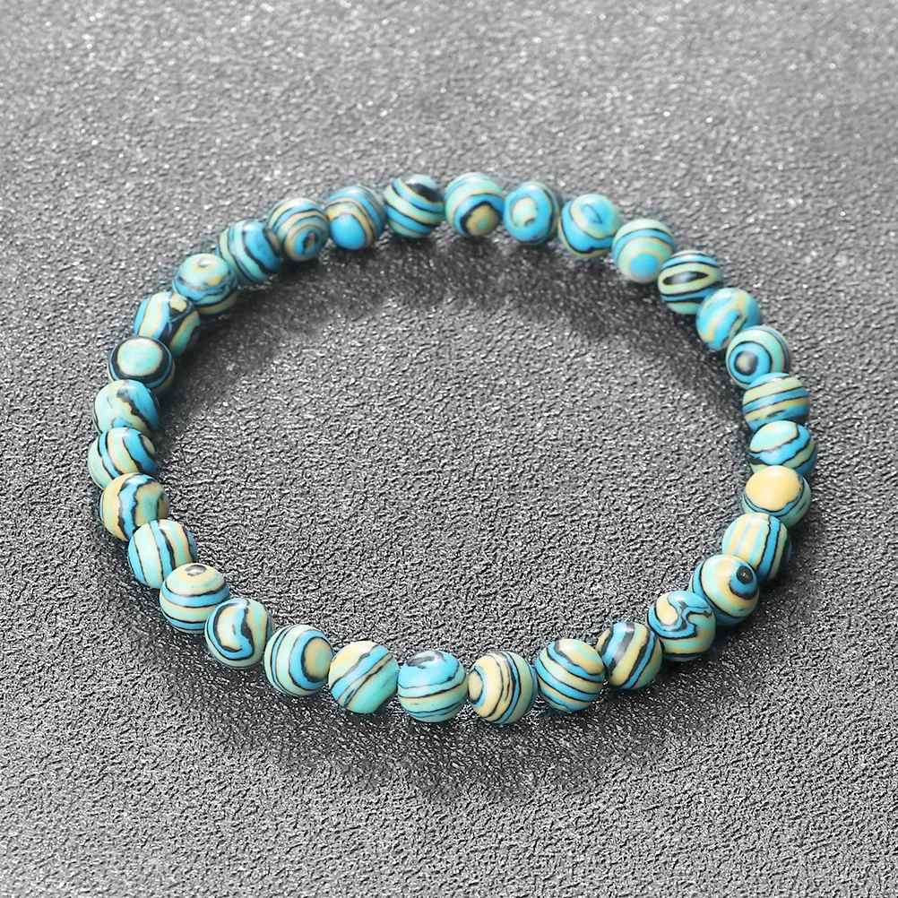 Zelda - Blå Malachit Natursten Armband